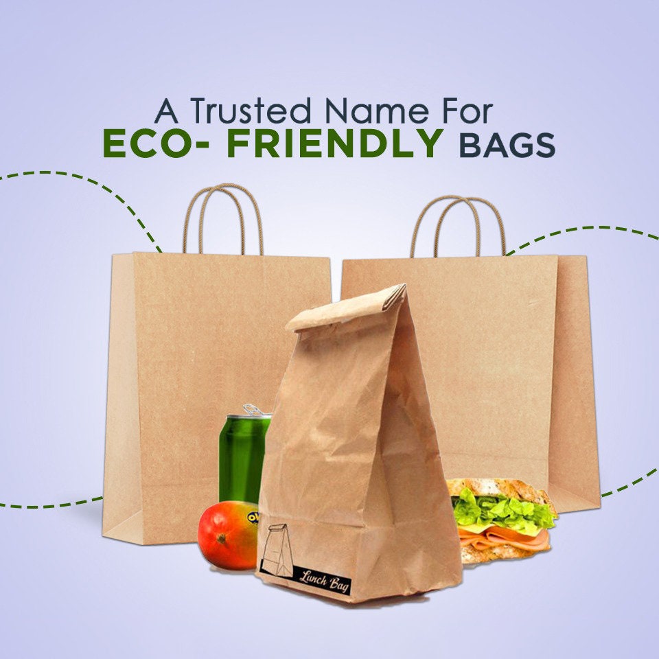 Brown Small Paper Bags With Handles 90GSM Paper Bag Party Etsy UK