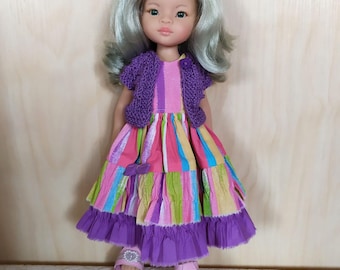 Outfit for Paola Reina Las Amigas Doll 32cm, Dress & Bolero 13-inch dolls