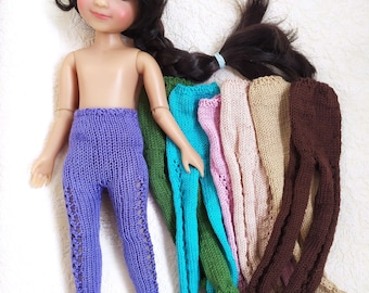 Tights for Doll Ruby Red Fashion Friends 14-inch/ 37cm, Many Colors Doll Knitted Tights RRFF