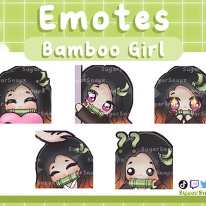Bamboo Girl Emote Bundle