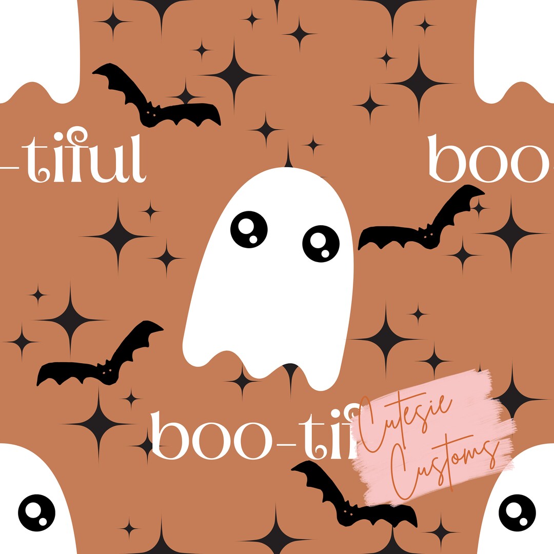 Ghost Halloween Pattern, Digital Seamless Design, Fabric Print, Fabric ...