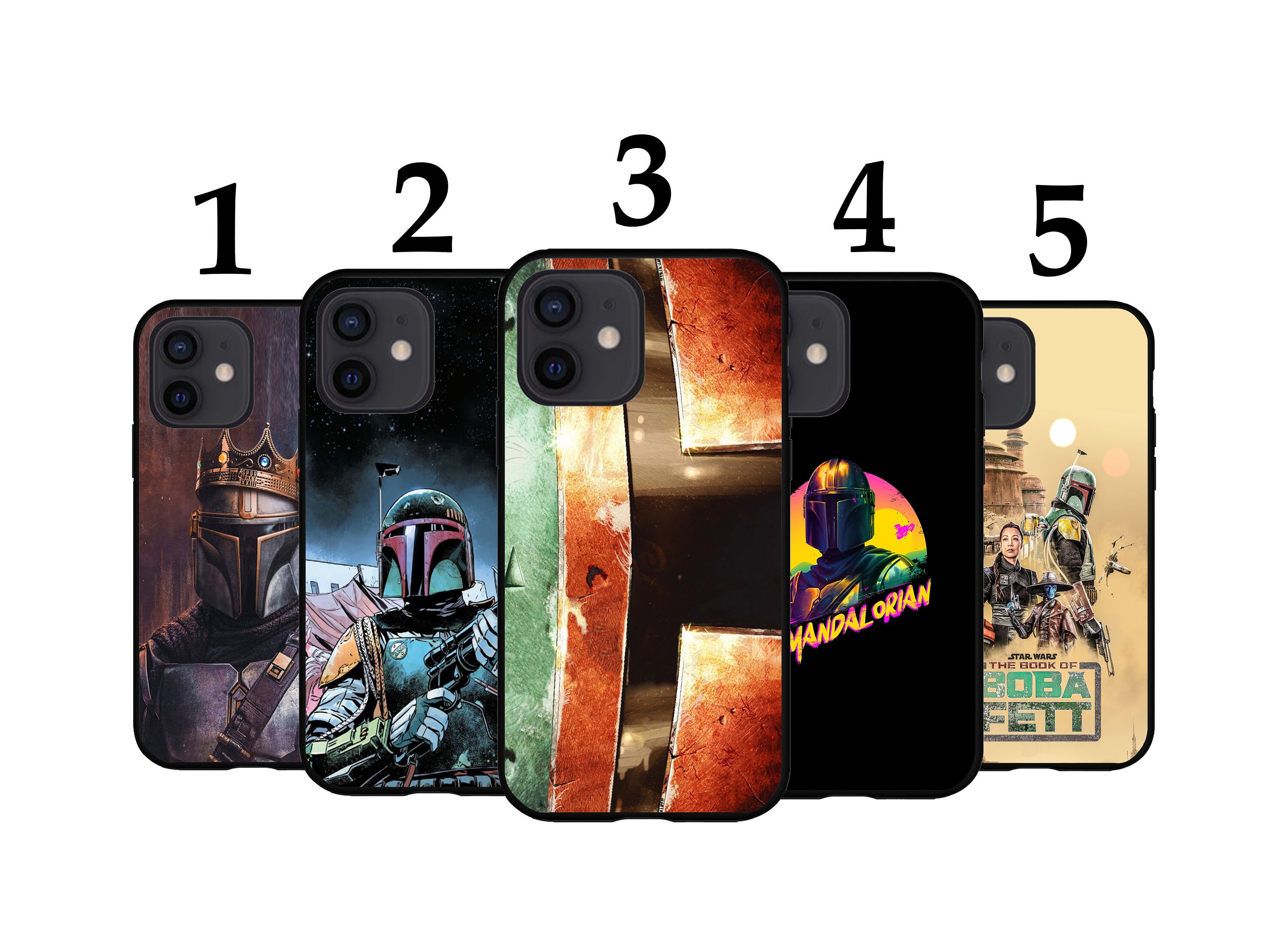 Custodia Per IPhone SE 2020 / 7 / 8 – Star Wars The Mandalorian The Child – Design Retro Rainbow - 5