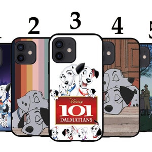Cool Phone Case Fits iPhone 6 7 8 SE X XR 11 12 13 14 15 16 16E Mini Pro Max Plus Models Silicone Cover - Spotted Dog Cartoon