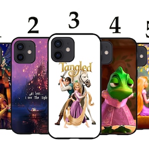Cool Phone Case Fits iPhone 6 7 8 SE X XR 11 12 13 14 15 16 16E Mini Pro Max Plus Models Silicone Cover - Tangled Rapunzel