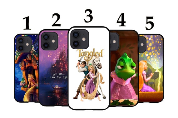 Cool Phone Case Fits iPhone 6 7 8 SE X XR 11 12 13 14 15 16 Mini Pro Max Plus Models Silicone Cover Tangled Rapunzel Etsy Polska