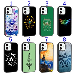 Cool Phone Case Fits iPhone 6 7 8 SE X XR 11 12 13 14 15 16 16E Plus Pro Max Models Silicone Cover - Link Tristar Character Zelda Sword