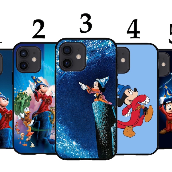 Cool Phone Case Fits iPhone 6 7 8 SE X XR 11 12 13 14 15 Mini Pro Max Plus Models Protective Cover Mickey Mouse