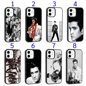 Cool Phone Case Fits iPhone 6 7 8 SE X XR 11 12 13 14 15 16 16E Mini Plus Pro Max Plus Models Silicone Cover - Elvis Guitar Jailhouse Rock