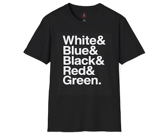 Magic: The Gathering Mana Colors T-Shirt | White Blue Black Red Green Mana List