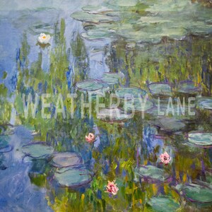 Water Lilies by Claude Monet, Printable Wall Art of Famous Monet Painting of Flowers, Instant ...