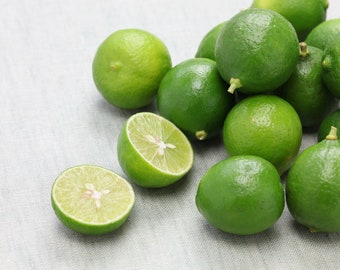 Key Limes Fresh Seeded (ALKALINE) The Actual Fruit (Key Lime) Free Shipping