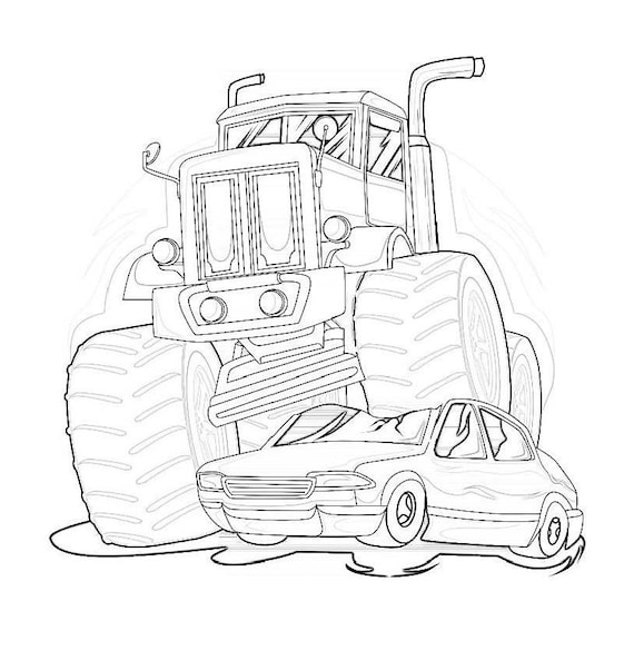 23+ Monster Truck Coloring Pictures