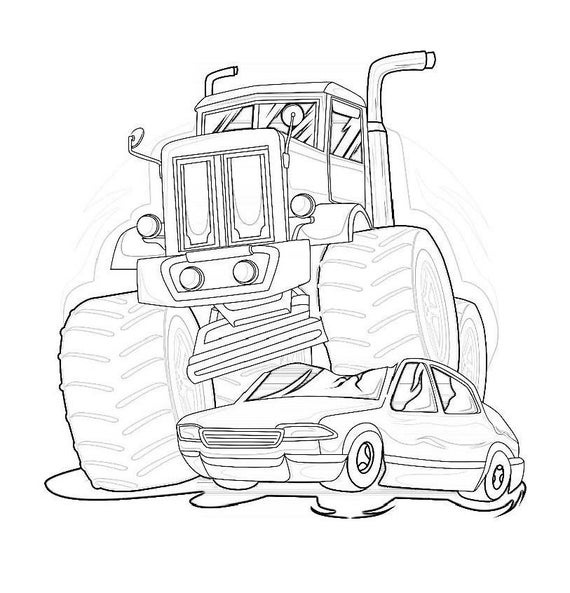 23+ Monster Truck Coloring Pictures