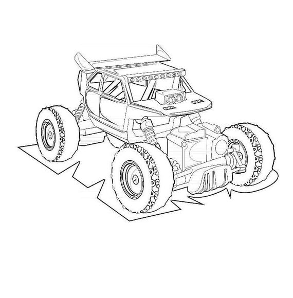 Monster Energy Monster Truck coloring page