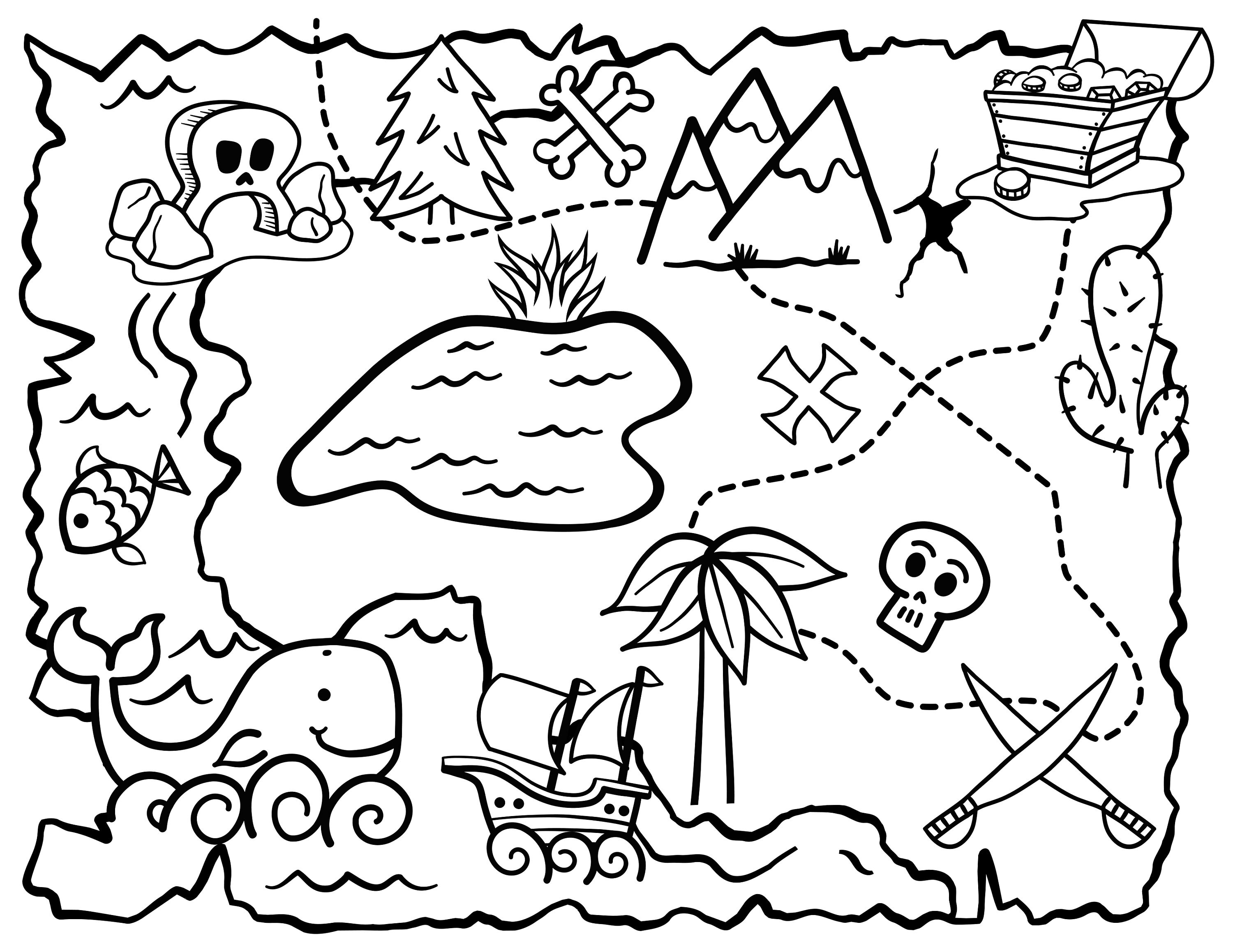Printable Treasure Map Free Coloring Pages To Print Printable Treasure Map Free Coloring Pages To Print