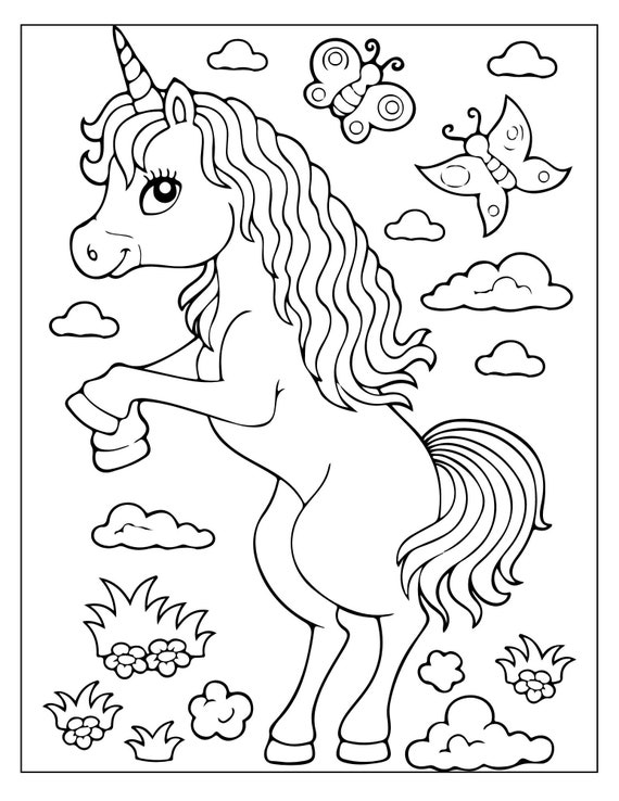 Unicorn Coloring Book: Amazing Activity and Coloring Book Unicorn For kids  Age 4+ Rainbow/Kids coloring book gift: Demusica, DaRa: 9798544182580:  : Books