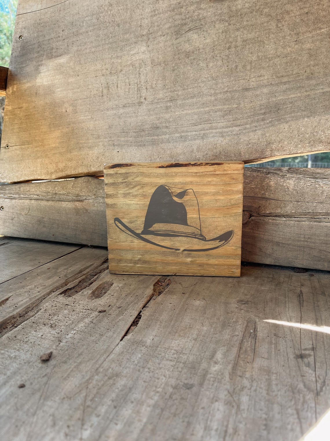 Western Block Signs | Western Sign | Western Home Decor | Christmas ...