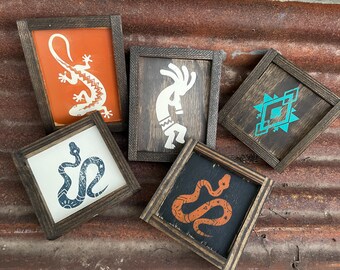 Southwestern Signs | Aztec | Kokopelli | Snake | Lizard | Western Signs | Western Home Decor | Southwestern Home Decor
