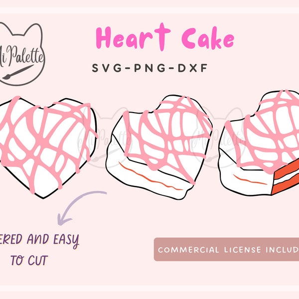 Be My Valentine Heart Cake Little Debbie Digital Download SVG, PNG, DXF for Cricut, Silhouette - Valentines Day love sweets