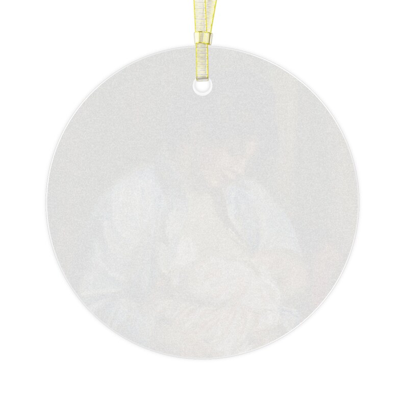 Glass Mother Ornament, Mother and Child Ornament, Breastfeeding