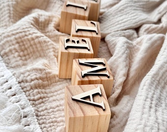Expedited Shipping 1-2 Days | Personalized Wooden Blocks