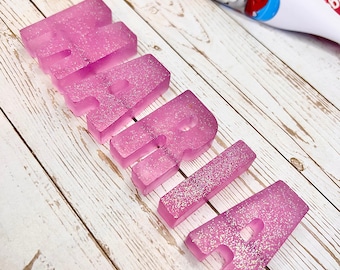 Sparkly Soap | Personalized Name Soap | Kids Name Soap | Soap for Kids | Alphabet Soap