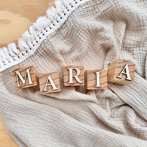 Personalized Wooden Name Blocks |Personalized Pregnancy Name Announcement Blocks |Baby Shower Gift | Social Media Photo Prop| Custom Nursery