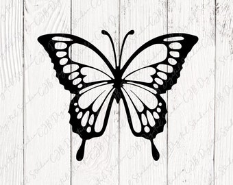 Butterfly SVG, Butterflies PNG, Vinyl Decal Cricut Cut File, Monarch Butterfly, Silhouette, Clipart, Butterfly File, Digital Download SVG