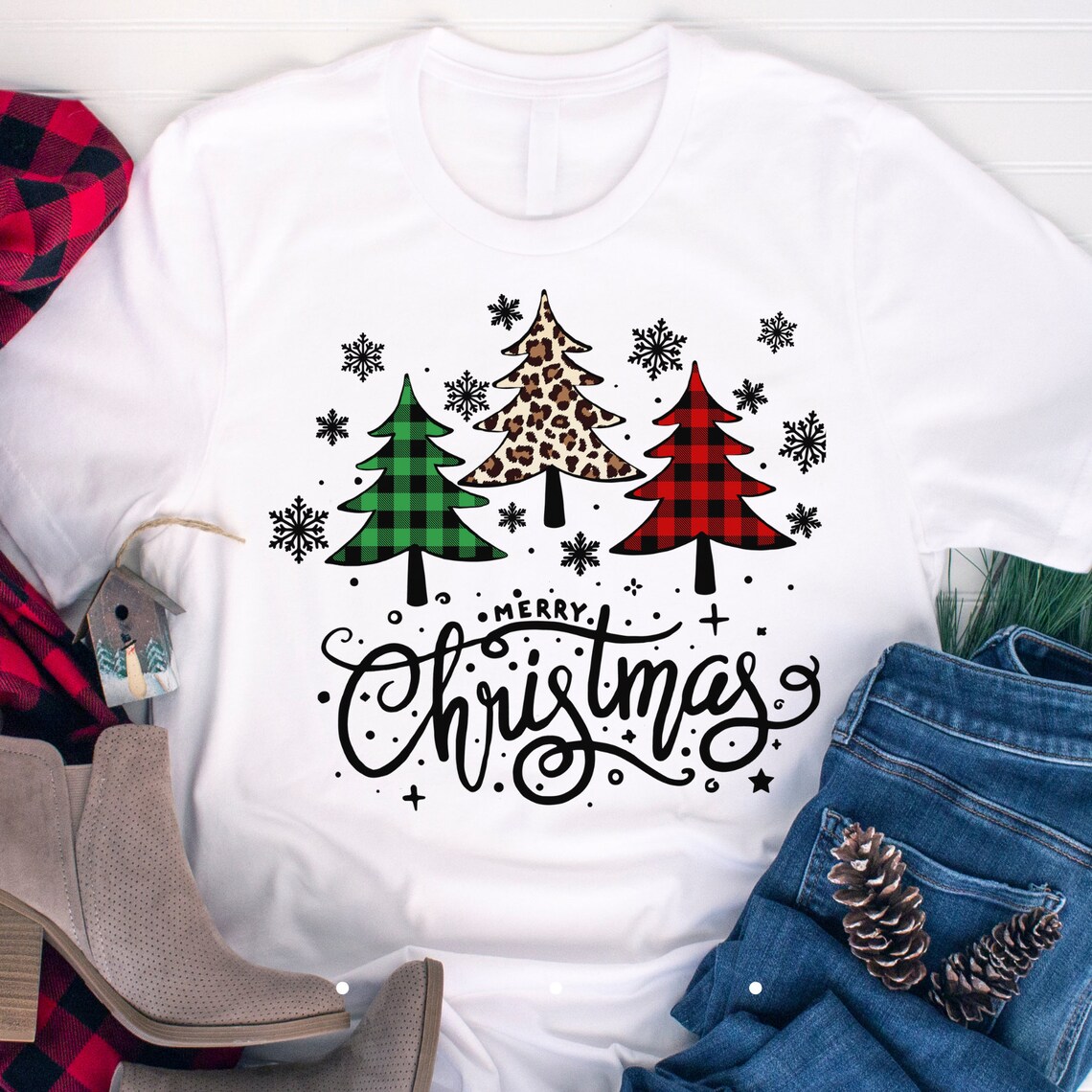 Christmas Tree SVG, Christmas Shirt PNG, Merry Christmas Clipart