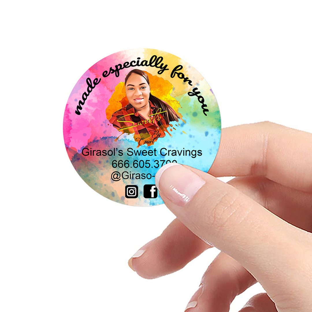 Custom Stickers | Custom Vinyl Stickers | Custom Labels | Circle Logo ...