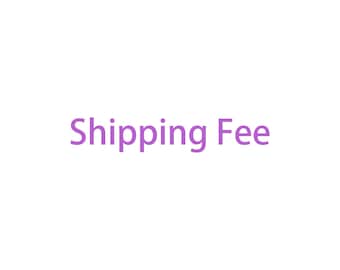 May include: Text that reads "Shipping Fee" in purple.