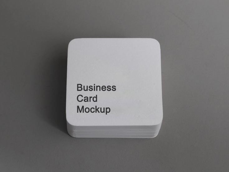 Personalized Square Rounded Corner Business Cards, Boutique Business ...