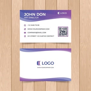 200 Custom 2"x3.5" Business Cards with QR Code, Personalized Double Sided Printing white cardstock with Logo
