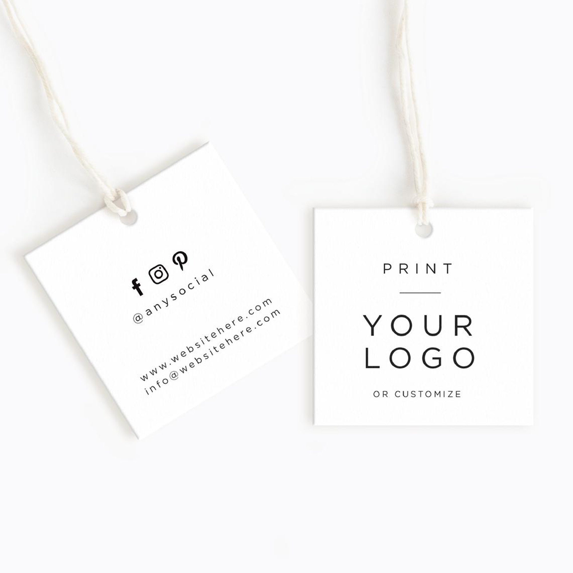 Custom Hang Tags | Clothing Swing Tags | Customized Price Tags ...