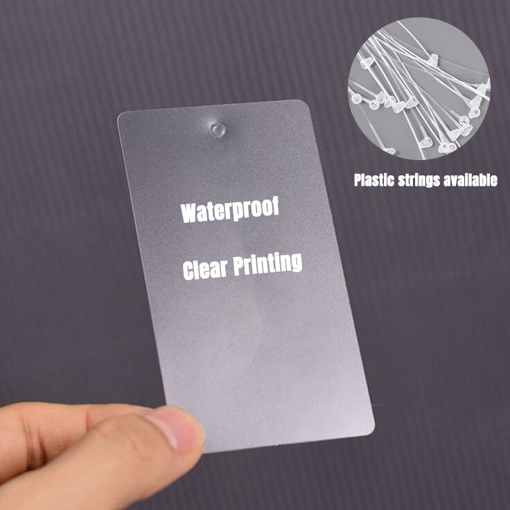 Personalized Pvc Hang Tags With Strings, Custom Plastic Hang Tags for ...