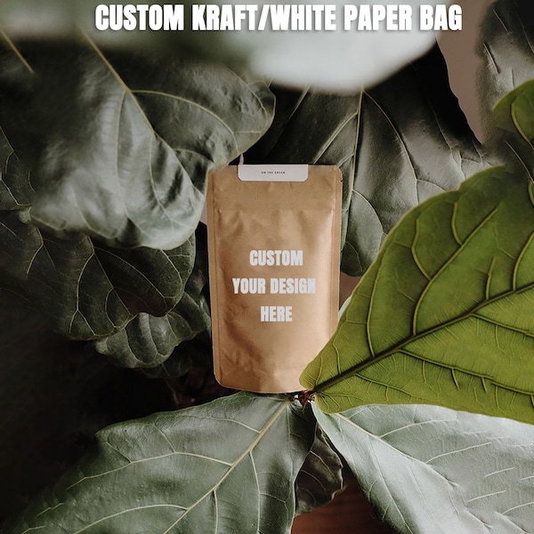 Kraft Reusable Bag Etsy