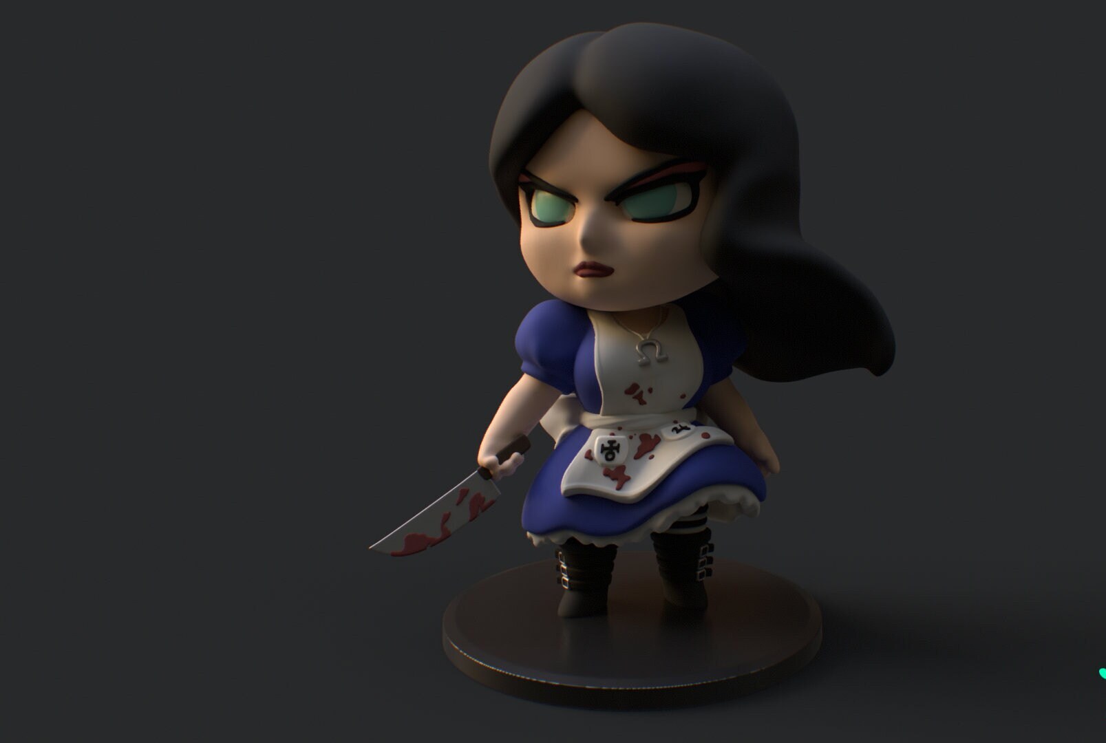 Alice Madness Returns Resin Model Kit Diorama, Many Scales Available