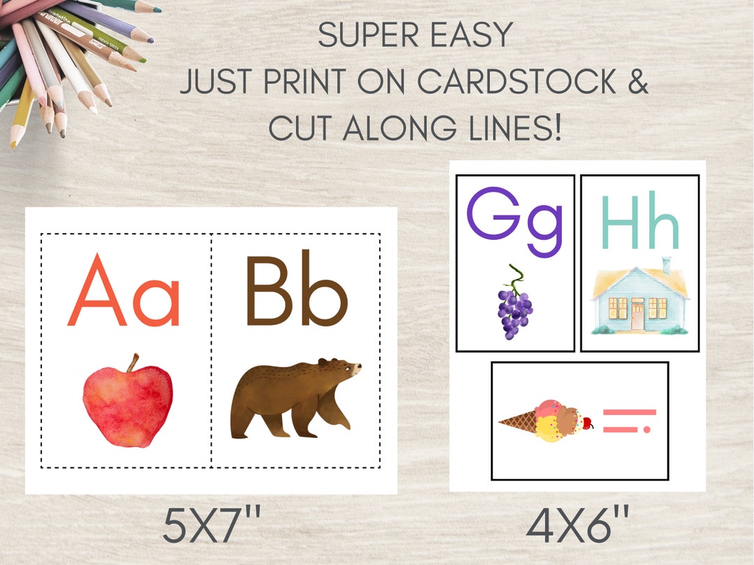 Printable Flashcards for Toddlers ABC Flashcards for Preschool ...