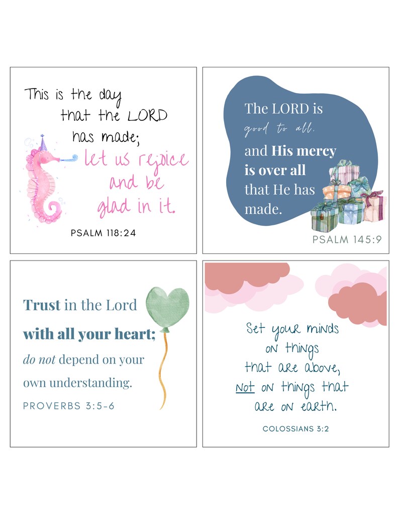 Printable Morning Basket Bible Cards 20 Bible Verse Memory Etsy