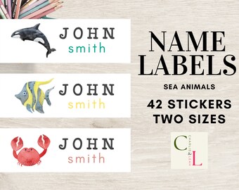 Animal Name Labels - Etsy Australia Animal Name Labels - Etsy Australia
