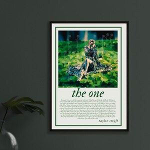 T Swiftie The 1 | Folklore Poster | ErasTour Poster | Wall Art Poster | Eras Album Art | Folklore Poster | Print Wall Art | Swiftie