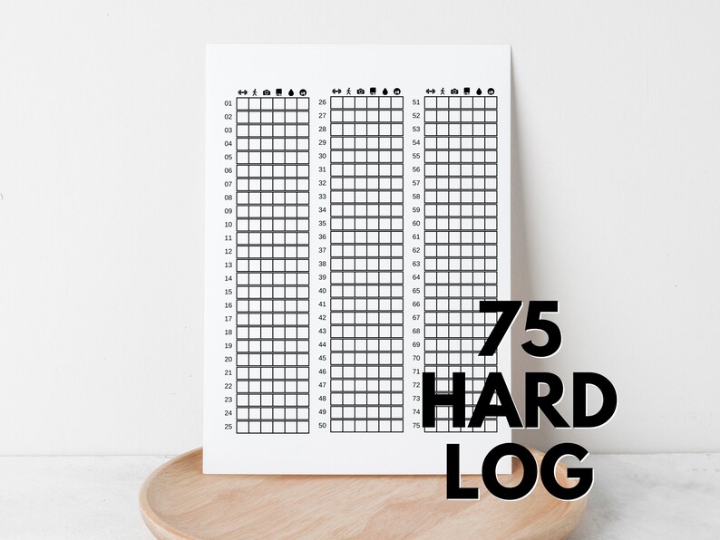 75 Hard Challenge Tracker Printable - Il 794xN.5622139596 8am5 