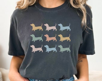 Dachshund Comfort Colors Shirt | Dachshund Mama Shirt | Doxie Mama Shirt | Dachshund Shirt | Dachshund Mom Gift | Dachshund Lover Gift