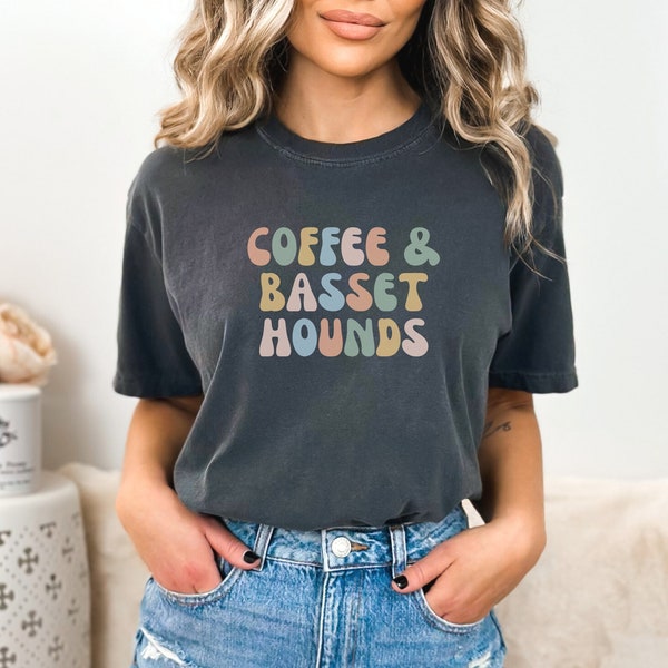 Basset Hound Comfort Colors Shirt | Basset Hound Mama Shirt | Basset Hound Mom Shirt | Basset Hound Gift | Basset Hound Lover Gift | Dog Tee
