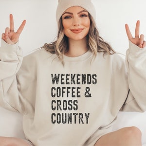 Cross Country Sweatshirt | Cross Country Coach Gift | Cross Country Mom Crewneck | Cross Country Gift | Runner Gift | Running Sweatshirt