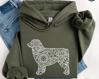 Australian Shepherd Hoodie, Aussie Dog Gifts, Aussie Mom Sweatshirt, Australian Shepherd Mama Shirt, Funny Aussie Crewneck Apparel
