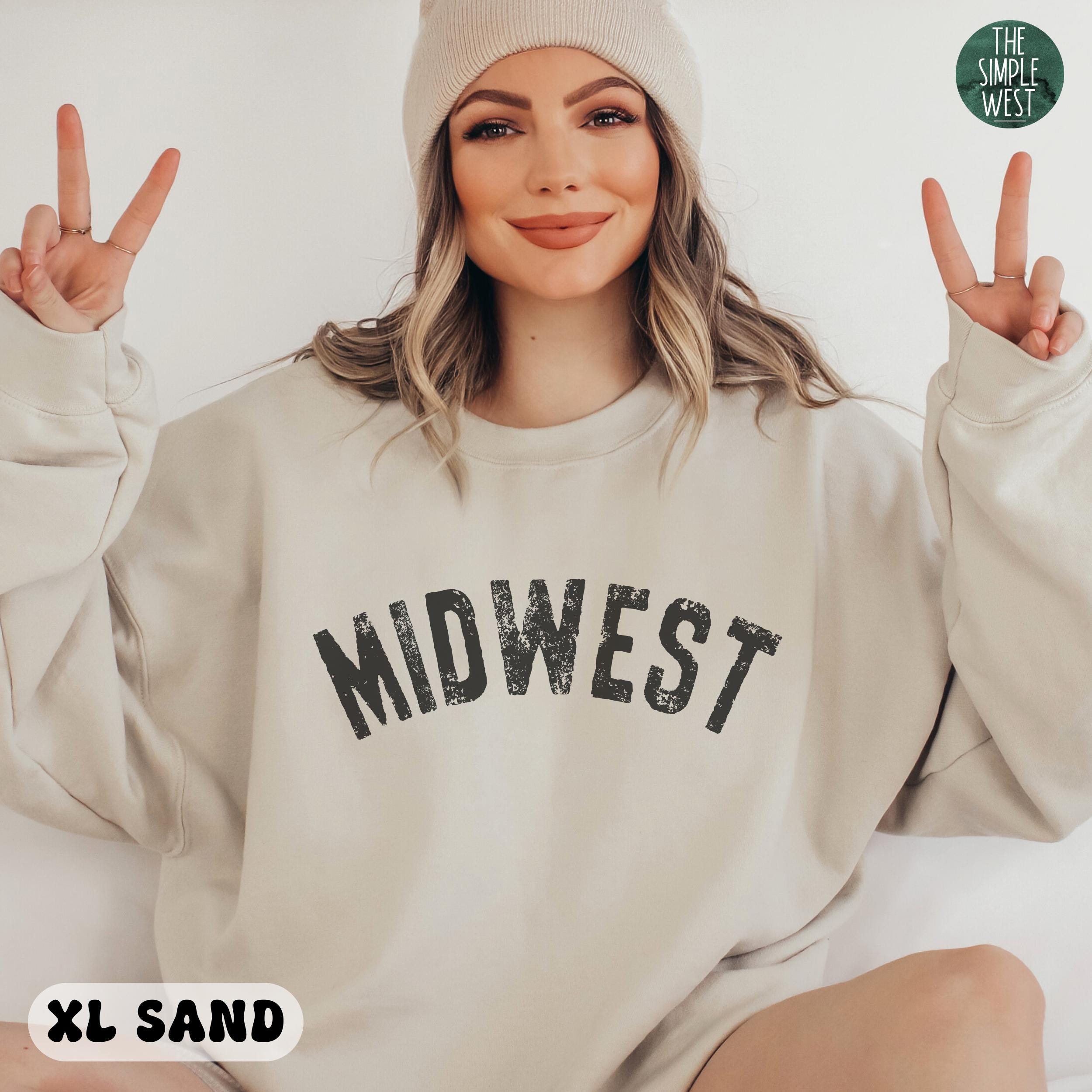 Midwest Sweatshirt, Midwestern Crewneck, Midwest Travel Gift