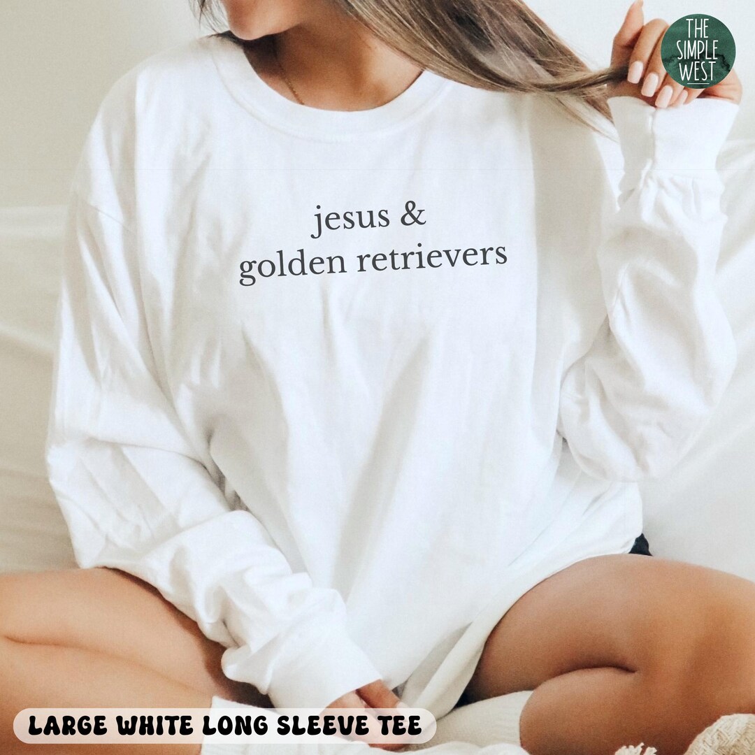 Golden Retriever Long Sleeve Shirt, Christian Golden Retriever Mom ...
