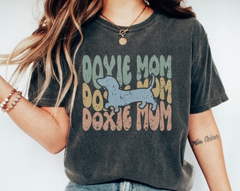 Dachshund Comfort Colors Shirt, Dachshund Mama Shirt, Doxie Mama Shirt, Dachshund Shirt, Dachshund Mom Gift, Dachshund Lover Gift, Dog Lover