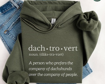 Dachshund Hoodie, Weiner Dog Gifts, Dachshund Gift for Weenie Dog Mom, Dachshund Shirt, Funny Doxie Mama Crewneck, Dachshund Sweatshirt